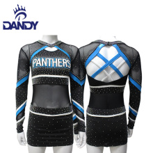 Sparkling Blue Cheerleader Outfit