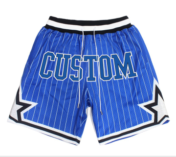 Custom Wholesale Embroidered Men's Mesh Shorts