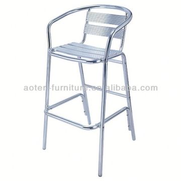Outdoor aluminium morden bar chair