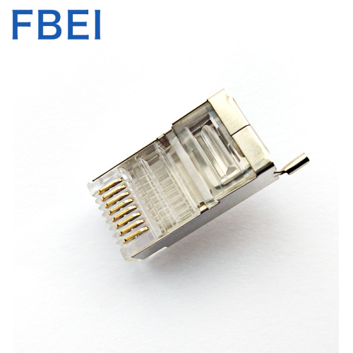 Cat5e 8P8C STP penyambung RJ45 Modular Plug