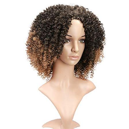 Medium Length Curly Synthetic Full Wig
