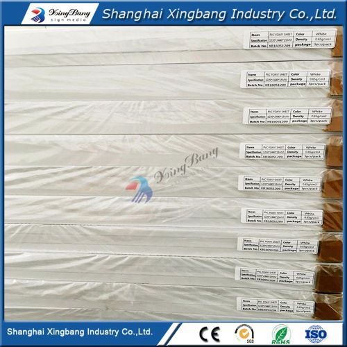 white rigid pvc board 4x8 plastic panels