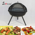 23 Zoll Hinterhof Feuer Grube grill