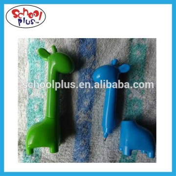 Promotional giraffe funny ball pen for kids