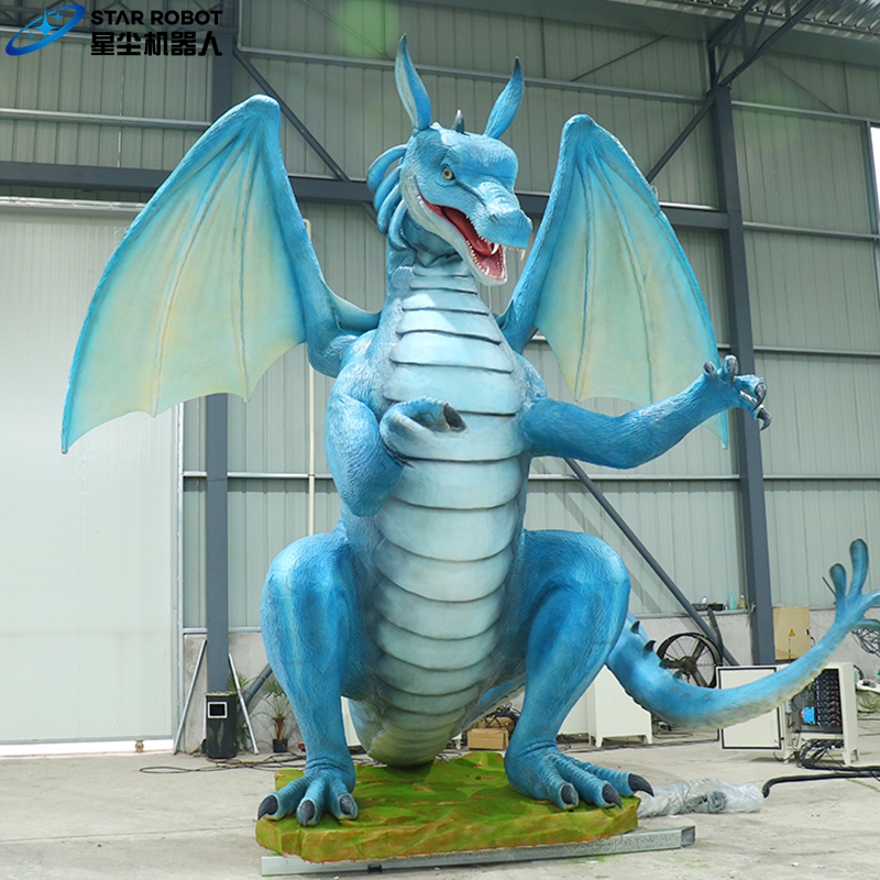 Naga Barat Animatronik yang Realistis Realistic Animatronic Western Dragon
