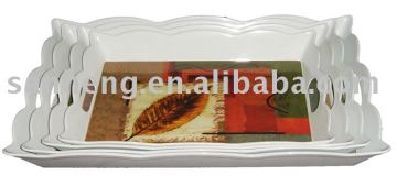 melamine tray (tray,melamine tableware, melamine ware)