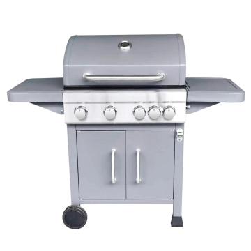 Anthracite Grey 4 Burners Gas Grill