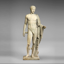 Italian indoor life size stone human marble nude greek statues