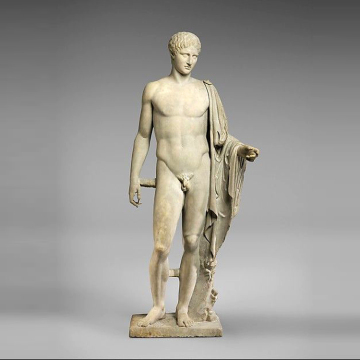 Italian indoor life size stone human marble nude greek statues