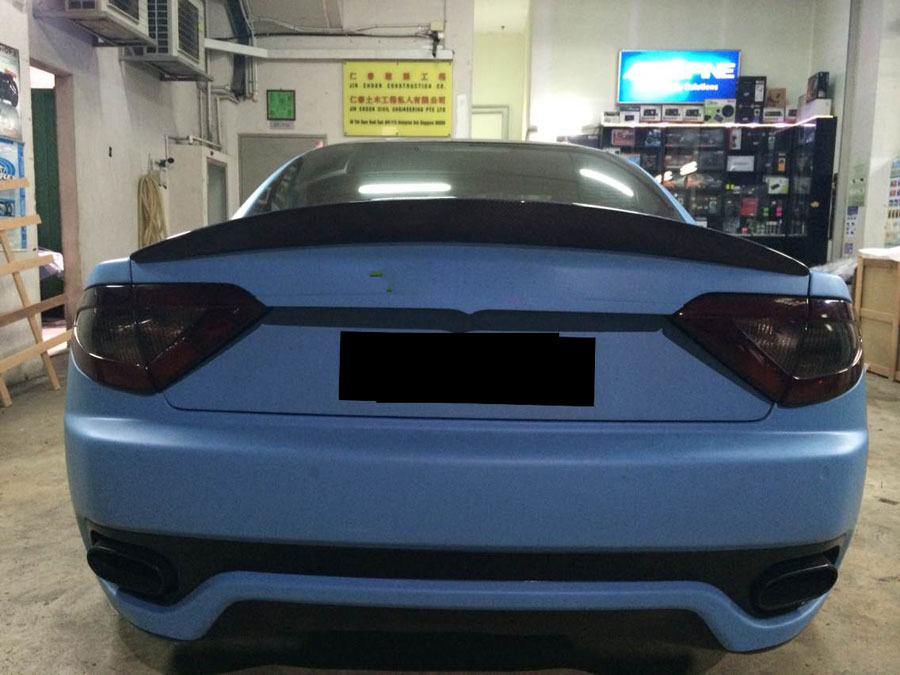 Carbon Fiber Rear Trunk Boot Spoiler Wing for Maserati GranTurismo Coupe 2Door 2012 - 2014