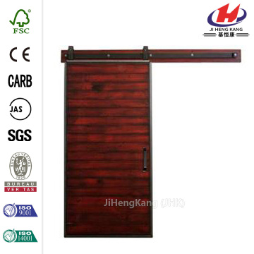 Mountain Modern Barn Red Wood Barn Door