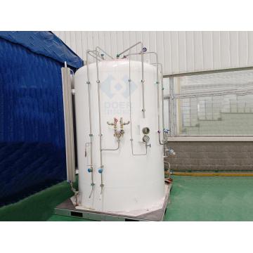 Optimized industrial medical microbulk gas storage tank