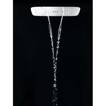 Bathroom Square Top Sprayer LED Shower Head