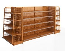 Convenience Store Backplane Shelving Units