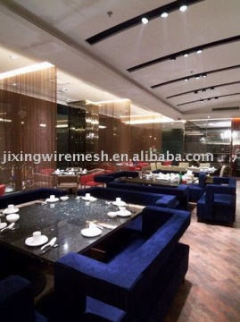 Divider decorative wire mesh