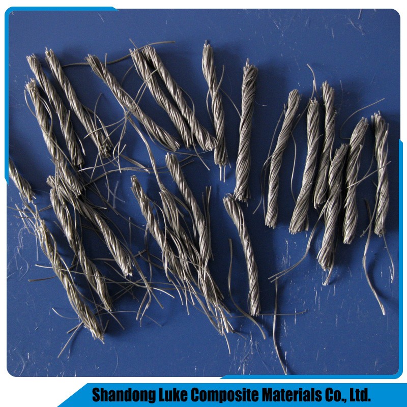 China Synthetic PP Twisted Fibers for concrete