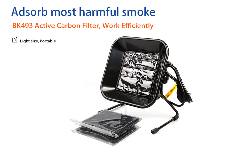 BK493 smart desktop smoke absorber welding fume extractor
