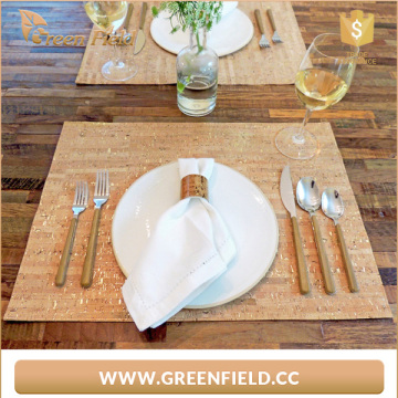 Table placemat square cork placemat