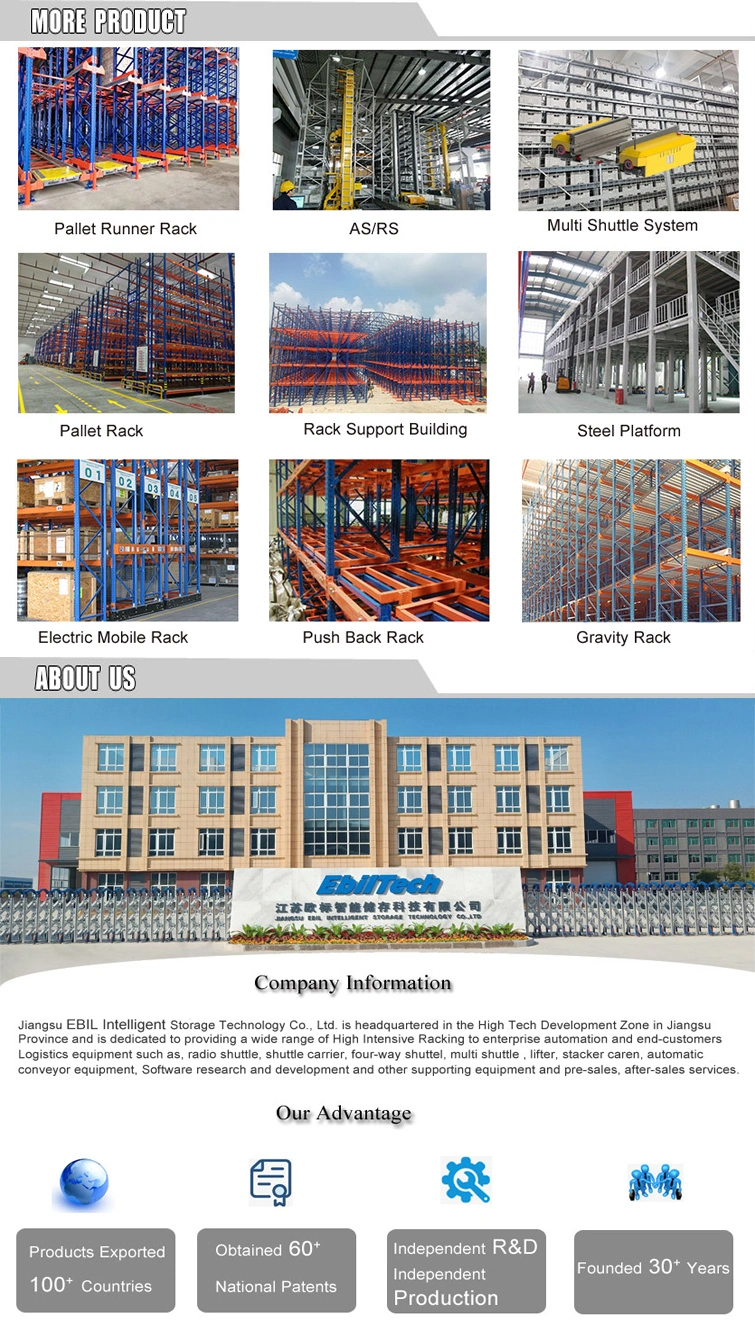 Ebil-Wms Heavy Duty Storage Push Back Pallet Racking