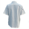 Design da ricamo da uomo in cotone in cotone casual camicia casual