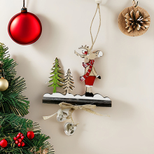 Hot Sale Christmas Tree Hanging Ornament Wooden Christmas For Christmas Decoration