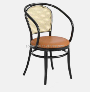 Indoor Outdoor Metal Dining Chairs by Thonet
