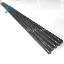 High strength 3k glossy matte carbon fibre rod