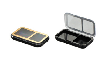 Graceful Gold Compact Powder Case