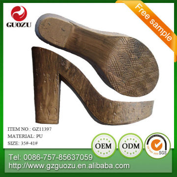 wood women wedge sandal outsole for footwear