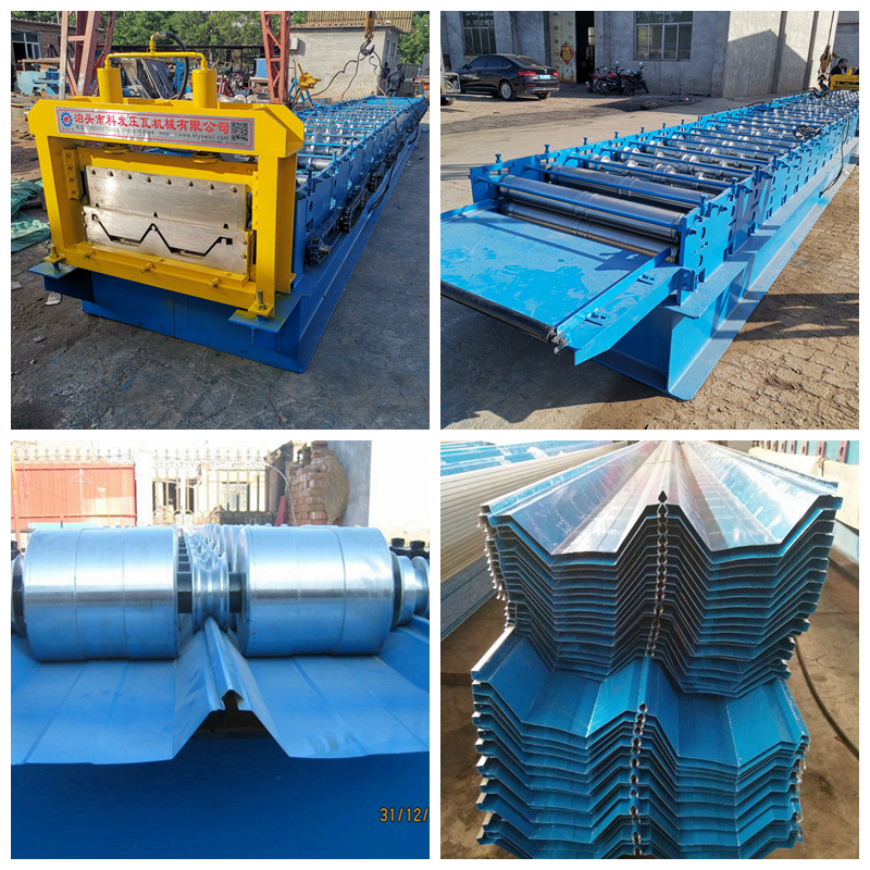 Portable self lock Metal Roofing Roll Forming Machine / Standing Seam Metal Roofing Machine