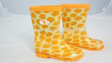 Sale well beautiful yellow giraffe stripe boots shoes