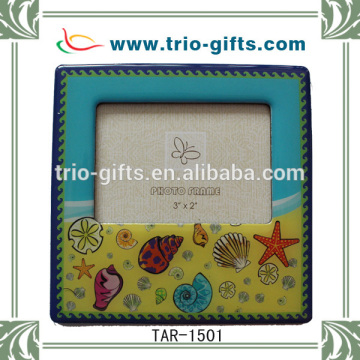 glue epoxy photo frame beach design