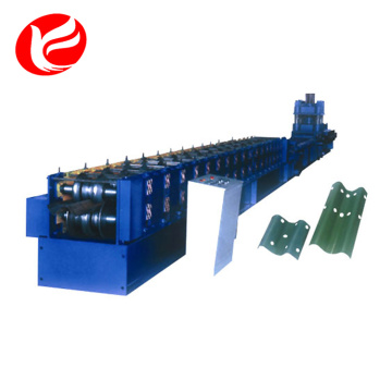 Fully-auto highway guard rail roll forming machine