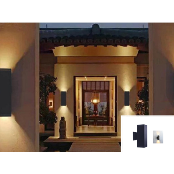 Long life outdoor wall light