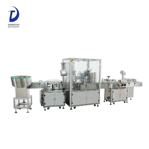 automatic bottle cosmetics lotion shampoo cream filling and labeling machine