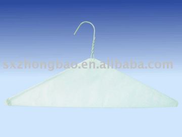 16" 14.5G caped plain wire hanger for laundry