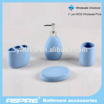 lovely 4 pcs ceramic bathroom accessories set