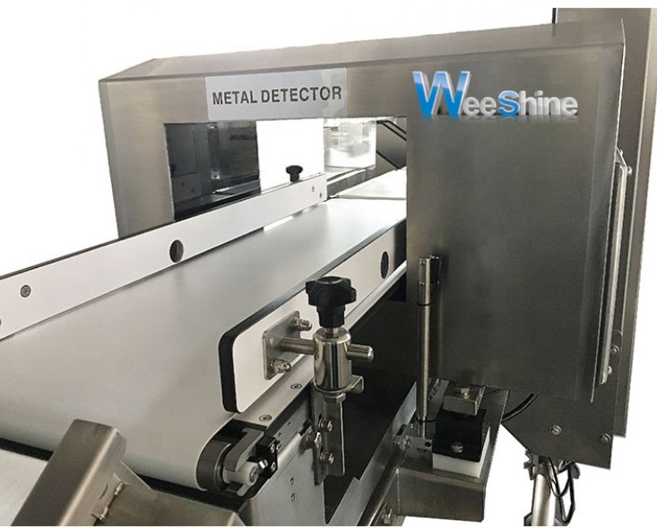Equipamento de detecção automática de detecção de metal dourado para teste de máquina de alimentos embalados