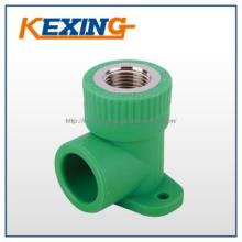 PPR Fittings Female Elbow with Disk  female threaded elbow w/disk CE