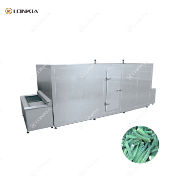 Industrial Quick Freezer Tunnel Freezer for IQF: Vegetables, Fruits, and Shrimp