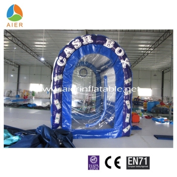 2015 New Designed Inflatable Cash Cube/Money Booth/Cash Box