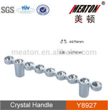 Moden crystal cabinet pulls