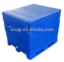 1000L insulated fish container fish tub plastic fish bins fish cooler box