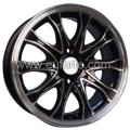 13 ", 14" e 15 "styling personalizzato nero alluminio lega cerchione