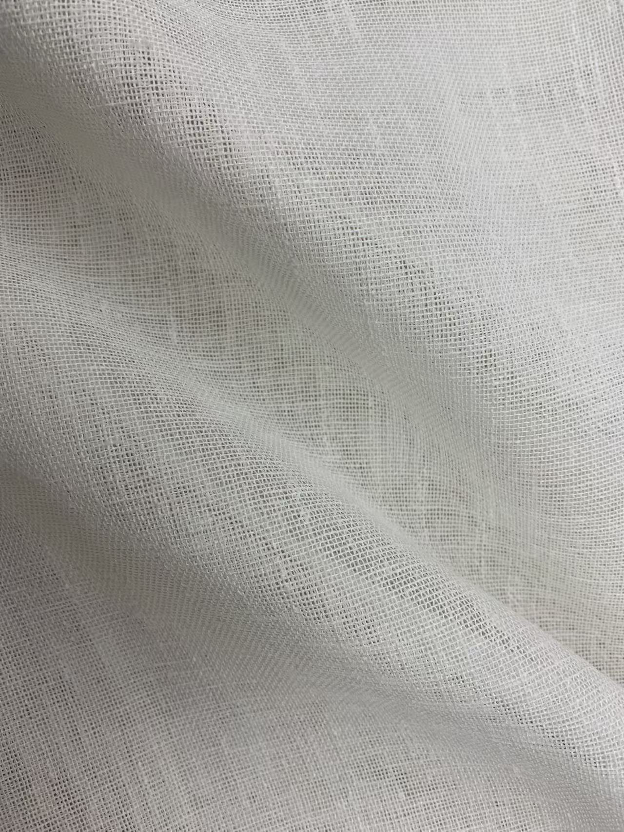 Tela ligera de gasa lisa para cortinas Lightweight Plain Chiffon Fabric for Curtains