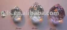 crystal beads for lamp parts ,crystal lamp ball