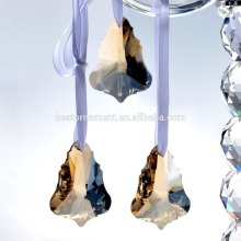 Clear Crystal Chandelier Prisms Ceiling Hanging Drops Maple Leaf Pendants