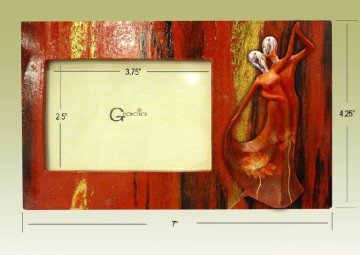 2014 Hot Sale Red Oil Painting Graceful Dancers Picture Frame for art and craft