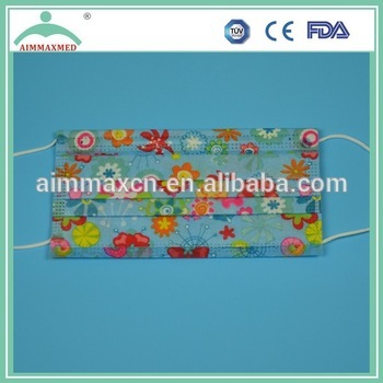 Alibaba lowest price $ 0.007 disposable face mask custom print