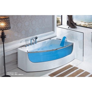 Luxus-Massagebadewanne für 2 Personen mit Kissen